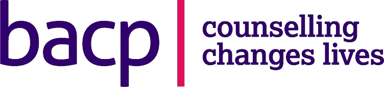 The BACP logo, indicating professional membership and ethical commitment to high standards in counselling.
